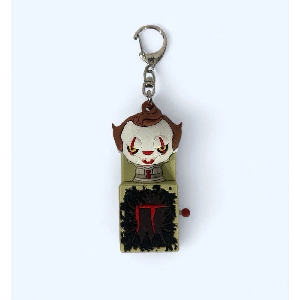 PENNYWISE JACK IN THE BOX FIGURAL BAG CLIP KEYCHAIN